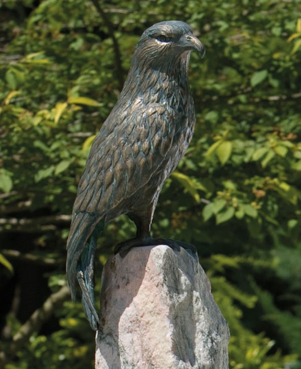 Bronzefigur Adler Roter Milan 52 | Bronze Gartenfigur Skulptur Rottenecker