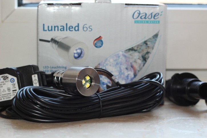 3er Set LunaLed 6s Oase LED Ø30mm Beleuchtung für Quellsteine Wasserspiele