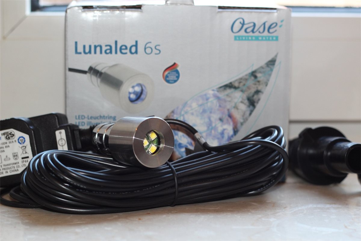 LunaLed 6s Oase LED Ø30mm Quellbeleuchtung für Quellsteine Wasserspiele  Brunnen-50114