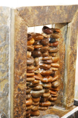 AUSSTELLUNGSSTÜCK - NUR ABHOLUNG! Zimmerbrunnen Collier 41 Feng Shui Schieferbrunnen