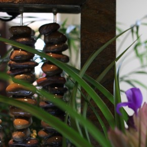 AUSSTELLUNGSSTÜCK - NUR ABHOLUNG! Zimmerbrunnen Collier 41 Feng Shui Schieferbrunnen