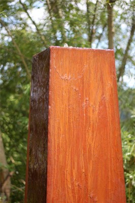 Cortenstahl Konus Säule 200 Edelrost Gartenbrunnen Springbrunnen Komplettset