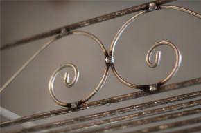 Kräutertrockner Küchenablage aus Eisen in Shabby-Chic & Vintage Lebensart