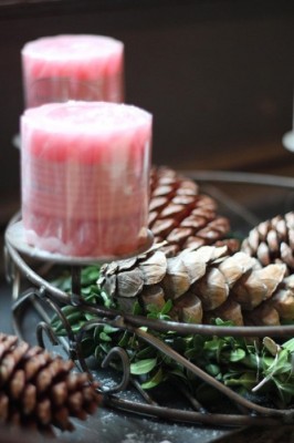 Adventskranz aus Eisen made in Germany zum Selbstdekorieren| Shabby-Chic & Vintage Lebensart