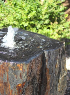 Bilder Ähnlich !! Wasserspiel SET Quellstein Schiefer 60 mit Quellschale Brunnen Gartenbrunnen Springbrunnen