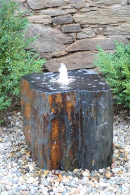 Bilder Ähnlich !! Wasserspiel SET Quellstein Schiefer 60 mit Quellschale Brunnen Gartenbrunnen Springbrunnen