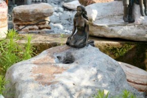 Bronzefigur Jasmin 19cm | Bronze Skulptur Wasserspeier von Rottenecker