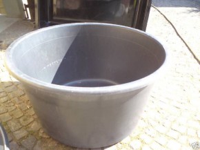 Fiberglas GFK Becken Ø120x60 cm 450 Liter Rundbecken Teichbecken Wasserbecken