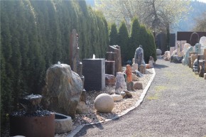 VERKAUFT! Wasserspiel SET Quellstein Porphyr 97 Gartenbrunnen Springbrunnen