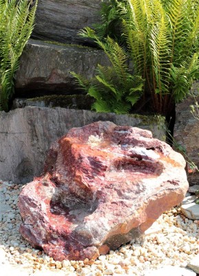 VERKAUFT! Wasserspiel SET Quellstein Bachlauf L100cm Onyx Marmor Gartenbrunnen