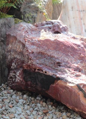 VERKAUFT! Wasserspiel SET Quellstein Bachlauf L100cm Onyx Marmor Gartenbrunnen