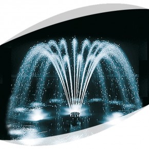 PE Becken mit GFK Deckel Ø90x35 | Pumpe Messner system-X 1501 | LED