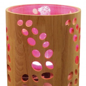 NUR IM LADEN ERHÄLTLICH! Zimmerbrunnen Wooden 19 Holz Lichtbrunnen inkl. Pumpe LED Wechsellicht