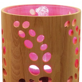 NUR IM LADEN ERHÄLTLICH! Zimmerbrunnen Wooden 19 Holz Lichtbrunnen inkl. Pumpe LED Wechsellicht