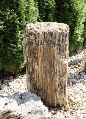 VERKAUFT! Wasserspiel SET Quellstein Monolith 80cm Gneis Gartenbrunnen Springbrunnen