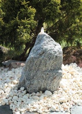 Wasserspiel SET Quellstein Marmor 75cm Gartenbrunnen Springbrunnen Komplettset