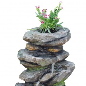 Wasserspiel Pelo 49cm Polystone Gartenbrunnen Springbrunnen