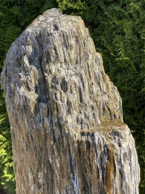 VERKAUFT! Quellstein Monolith Gneis 130cm Gartenbrunnen Springbrunnen Komplettset