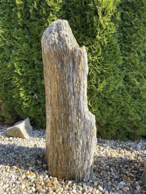 VERKAUFT! Quellstein Monolith Gneis 130cm Gartenbrunnen Springbrunnen Komplettset