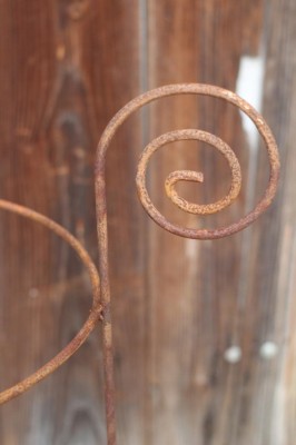 Staudenhalter Ø30-60cm Eisen Edelrost Pflanzhilfe Shabby, Landhaus & Cottage Garden