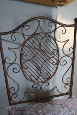 Stuhl Eisen antik patiniert | Gartenmöbel Shabby, Landhaus & Vintage