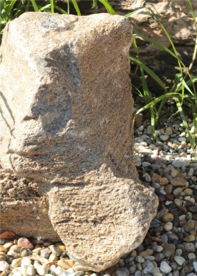 VERKAUFT! Quellstein Muschelkalk 55cm Gartenbrunnen Springbrunnen Komplettset