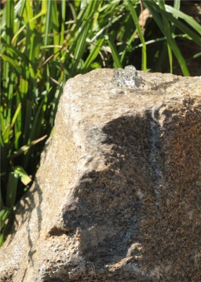 VERKAUFT! Quellstein Muschelkalk 55cm Gartenbrunnen Springbrunnen Komplettset