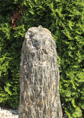 Quellstein Monolith Gneis 105m Gartenbrunnen Springbrunnen Komplettset