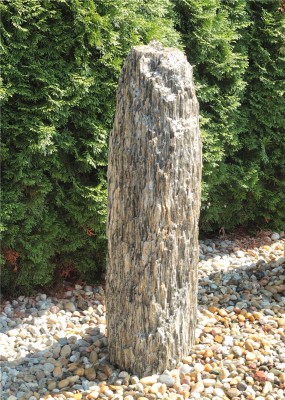 VERKAUFT! Quellstein Monolith Gneis 105m Gartenbrunnen Springbrunnen Komplettset