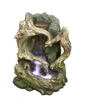 Wasserspiel Zhongchi 45cm Polystone Wasserfall Gartenbrunnen Springbrunnen