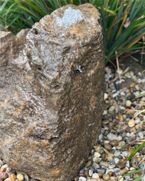 VERKAUFT! Quellstein Muschelkalk 50cm Naturstein Gartenbrunnen Springbrunnen Komplettset