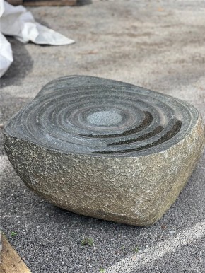 Quellstein Basalt 40cm mit Fontäne Gartenbrunnen Springbrunnen Komplettset
