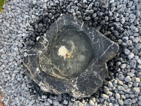 VERKAUFT! Quellstein Marmor L86cm mit Quellschale und Fontäne Springbrunnen Komplettset