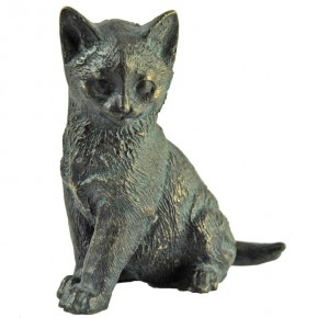 Bronzefigur Junge Katze Loona 13cm Bronze Skulptur Rottenecker