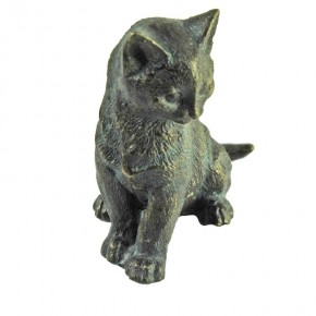 Bronzefigur Junge Katze Loona 13cm Bronze Skulptur Rottenecker