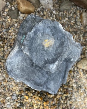 VERKAUFT! Quellstein Bachlauf Marmor L65cm Naturstein Gartenbrunnen Springbrunnen Set