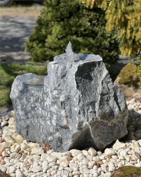 Quellstein Bachlauf Marmor L80cm mit Quellschalen Gartenbrunnen Springbrunnen