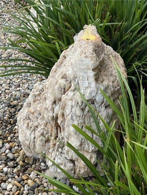 Quellstein Onyx Marmor 75cm Naturstein Gartenbrunnen Springbrunnen Set